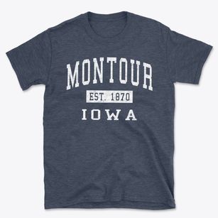 Montour Iowa Classic Established Basic T-Shirt