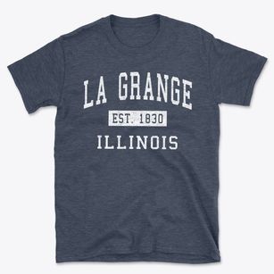 La Grange Illinois Classic Established Basic T-Shirt