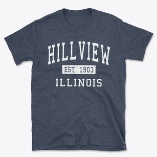Hillview Illinois Classic Established Basic T-Shirt
