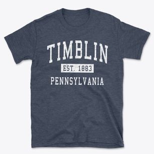 Timblin Pennsylvania Classic Established Basic T-Shirt