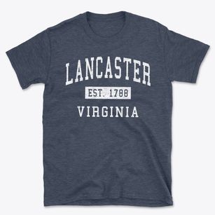 Lancaster Virginia Classic Established Basic T-Shirt