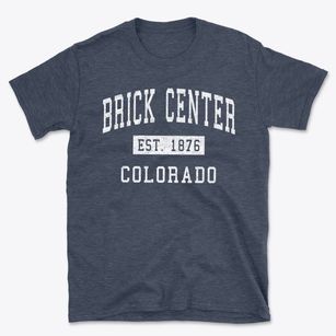Brick Center Colorado Classic Established Basic T-Shirt