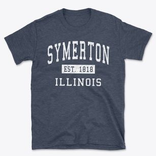 Symerton Illinois Classic Established Basic T-Shirt