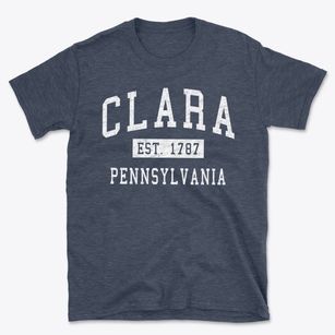 Clara Pennsylvania Classic Established Basic T-Shirt