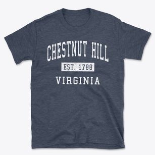 Chestnut Hill Virginia Classic Established Basic T-Shirt