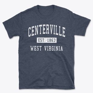 Centerville West Virginia Classic Established Basic T-Shirt