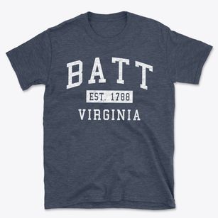 Batt Virginia Classic Established Basic T-Shirt