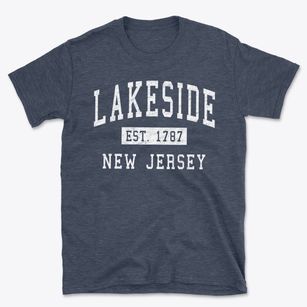 Lakeside New Jersey Classic Established Basic T-Shirt