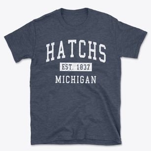 Hatchs Michigan Classic Established Basic T-Shirt