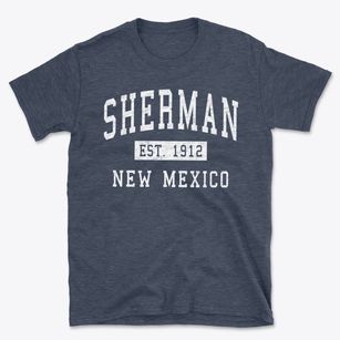 Sherman New Mexico Classic Established Basic T-Shirt