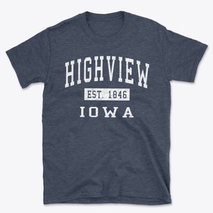 Highview Iowa Classic Established Basic T-Shirt