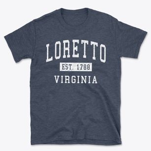 Loretto Virginia Classic Established Basic T-Shirt
