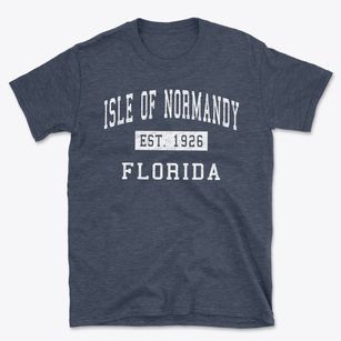 Isle Of Normandy Florida Classic Established Basic T-Shirt