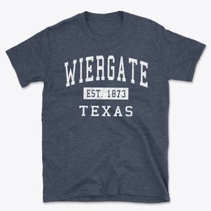 Wiergate Texas Classic Established Basic T-Shirt