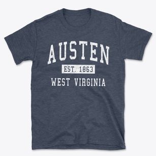 Austen West Virginia Classic Established Basic T-Shirt