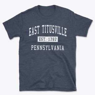 East Titusville Pennsylvania Classic Established Basic T-Shirt