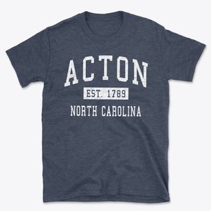 Acton North Carolina Classic Established Basic T-Shirt