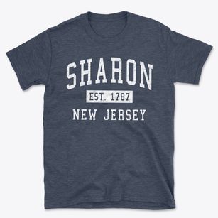 Sharon New Jersey Classic Established Basic T-Shirt