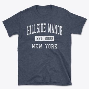 Hillside Manor New York Classic Established Basic T-Shirt