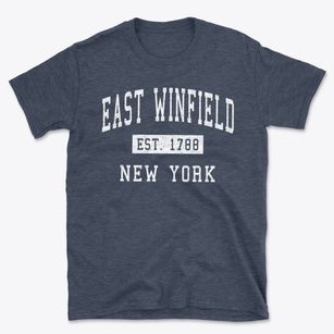 East Winfield New York Classic Established Basic T-Shirt