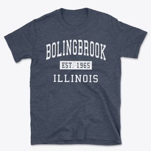 Bolingbrook Illinois Classic Established Basic T-Shirt