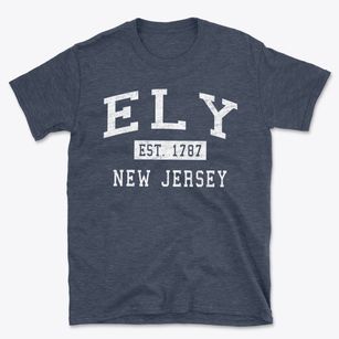 Ely New Jersey Classic Established Basic T-Shirt