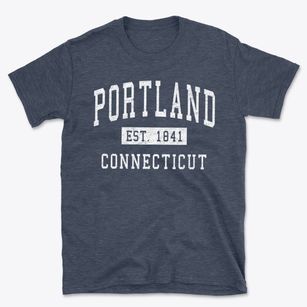 Portland Connecticut Classic Established Basic T-Shirt