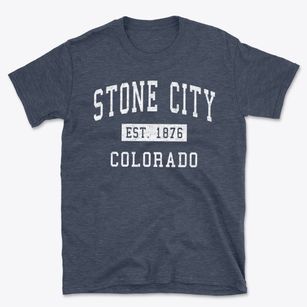 Stone City Colorado Classic Established Basic T-Shirt