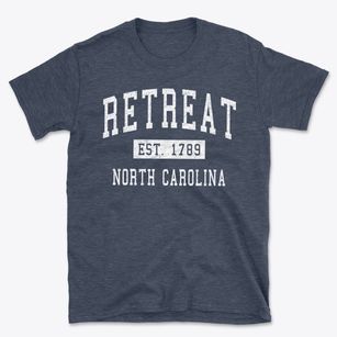 Retreat North Carolina Classic Established Basic T-Shirt