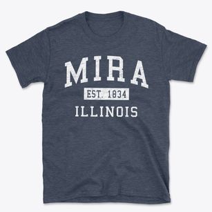 Mira Illinois Classic Established Basic T-Shirt