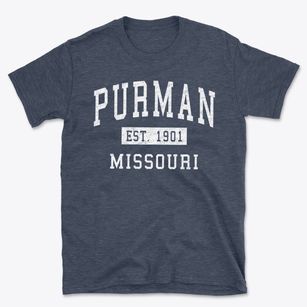 Purman Missouri Classic Established Basic T-Shirt