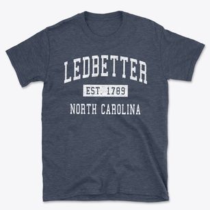 Ledbetter North Carolina Classic Established Basic T-Shirt