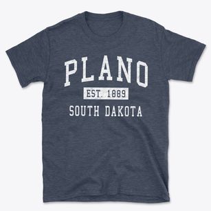 Plano South Dakota Classic Established Basic T-Shirt