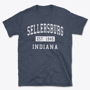 Sellersburg Indiana Classic Established Basic T-Shirt