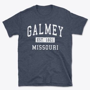 Galmey Missouri Classic Established Basic T-Shirt