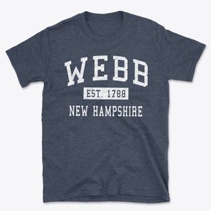 Webb New Hampshire Classic Established Basic T-Shirt