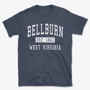 Bellburn West Virginia Classic Established Basic T-Shirt
