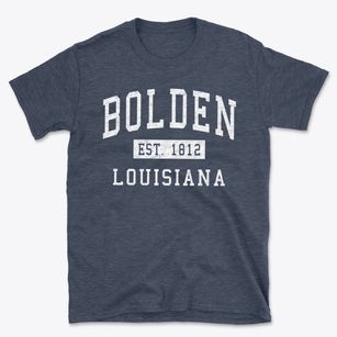 Bolden Louisiana Classic Established Basic T-Shirt
