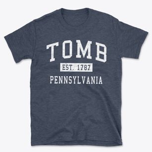Tomb Pennsylvania Classic Established Basic T-Shirt