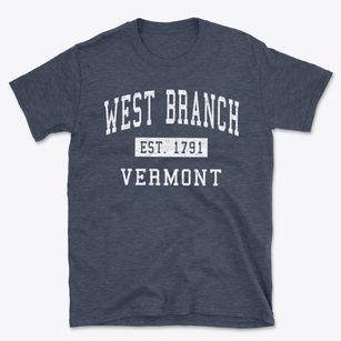 West Branch Vermont Classic Established Basic T-Shirt