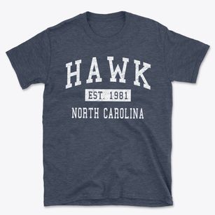 Hawk North Carolina Classic Established Basic T-Shirt
