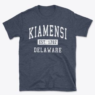 Kiamensi Delaware Classic Established Basic T-Shirt