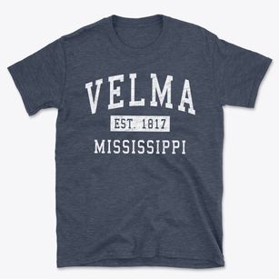 Velma Mississippi Classic Established Basic T-Shirt