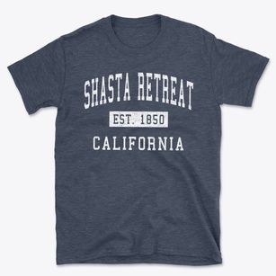 Shasta Retreat California Classic Established Basic T-Shirt