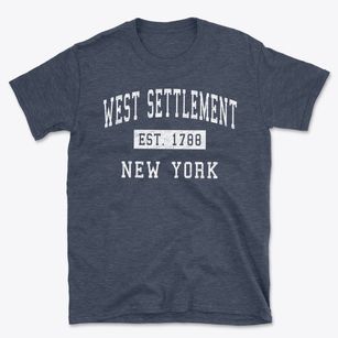 West Settlement New York Classic Established Basic T-Shirt