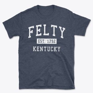 Felty Kentucky Classic Established Basic T-Shirt