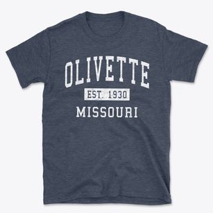 Olivette Missouri Classic Established Basic T-Shirt