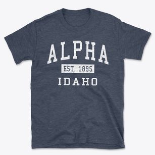 Alpha Idaho Classic Established Basic T-Shirt