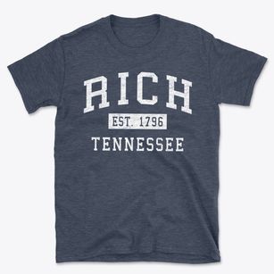 Rich Tennessee Classic Established Basic T-Shirt