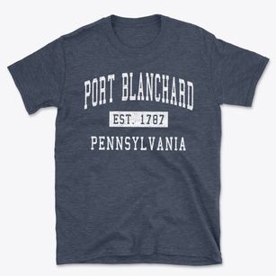 Port Blanchard Pennsylvania Classic Established Basic T-Shirt